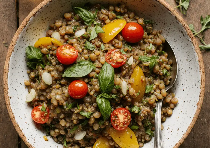salade de lentilles