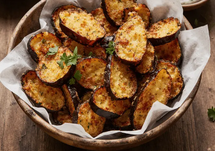 aubergine frites airfryer