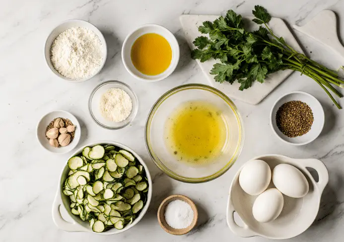 Galettes de courgettes et fromage