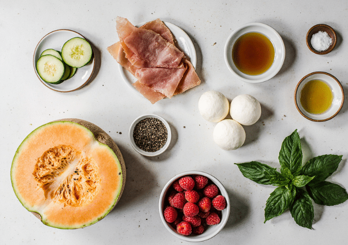 Salade fraîcheur au melon