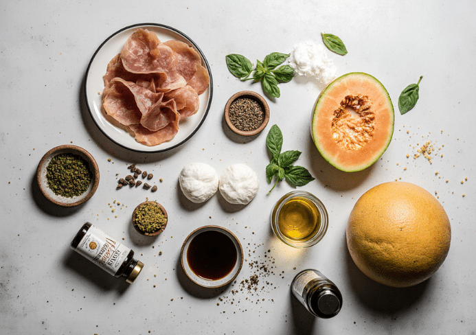 Salade Melon Mozzarella