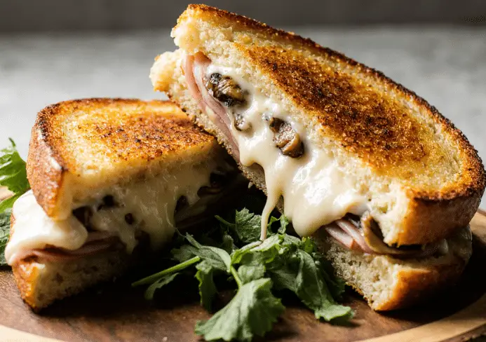croque-monsieur champignons