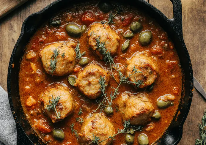 Sauté de Veau aux Olives
