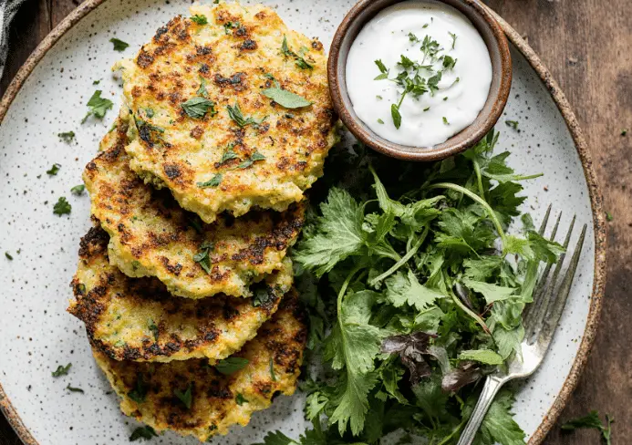 galettes de courgettes râpées