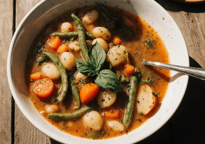Soupe au Pistou (French Summer Vegetable Soup)