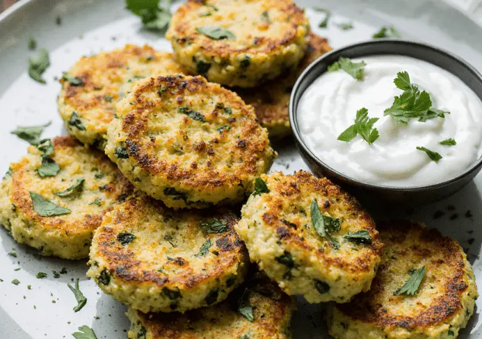 galettes de courgette au four