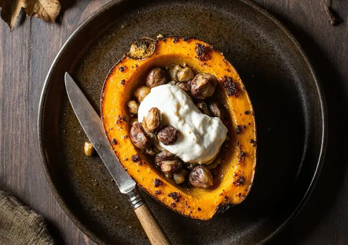 courge butternut farcie