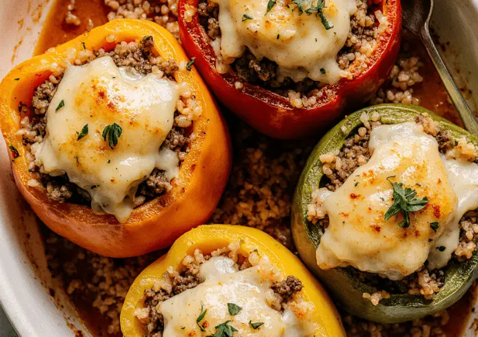 poivrons farcis viande