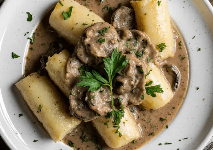 Crème et aux Champignons
