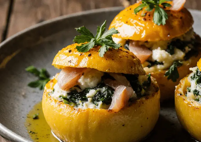Pâtissons farcis à l'italienne pour 4 personnes