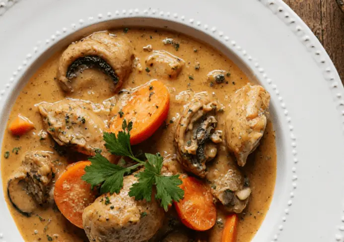 Blanquette Poulet Champignons Douceur