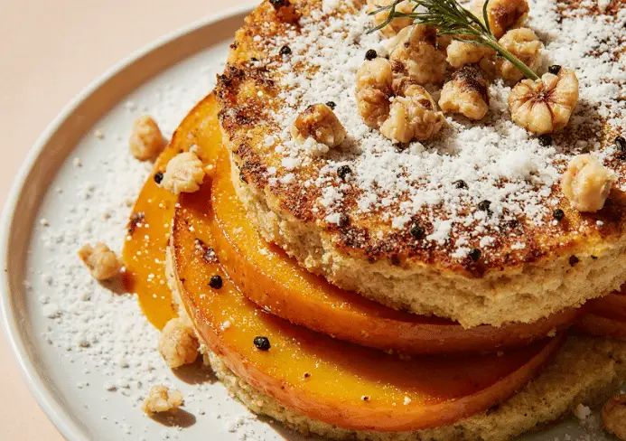 Gâteau invisible salé courge butternut, noix et parmesan