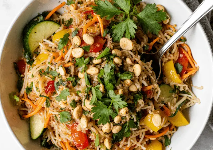 salade thaï cacahuètes