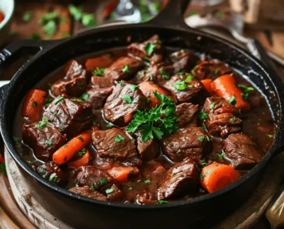 Classic French Beef Bourguignon for Special Occasions