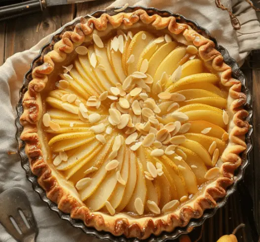 Tarte Poire Amandine