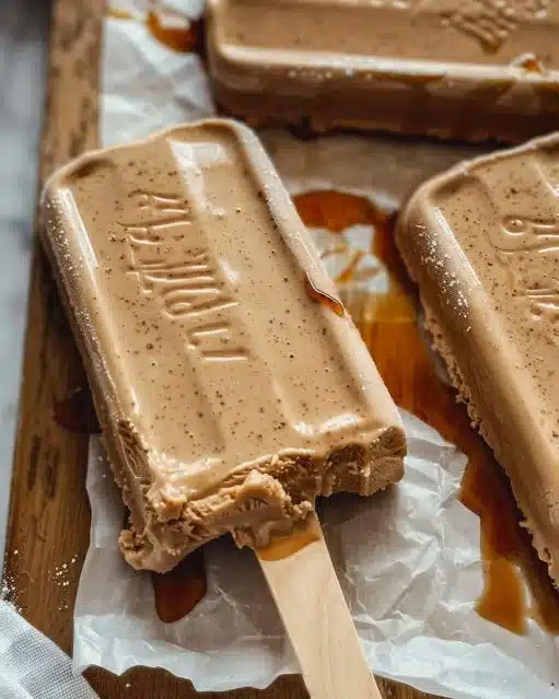 Barres glacées au spéculoos savoureuses et rafraîchissantes