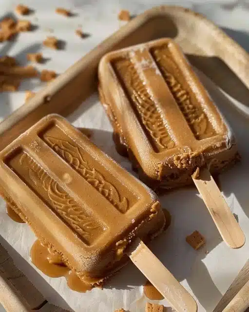 Recette de barres glacées au spéculoos sans sorbetière