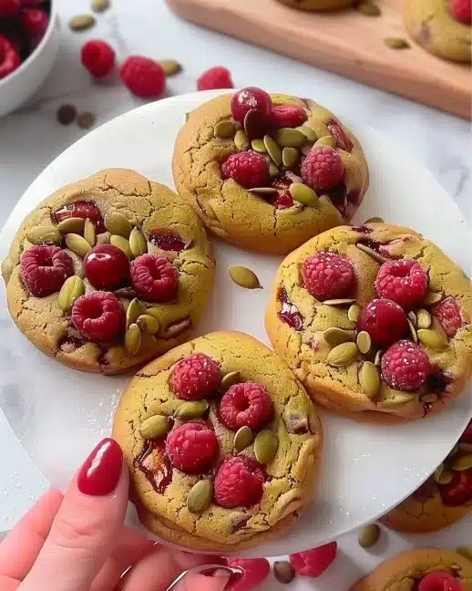 Assortiment de biscuits faits maison sur une assiette.