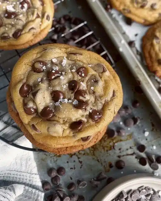Biscuits au chocolat de style boulangerie Jumbo, croustillants et moelleux, parfaits pour les gourmands.