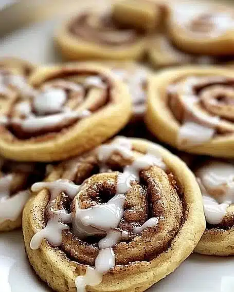 Biscuits cannelle faits maison aux rouleaux de cannelle, parfaits pour le goûter