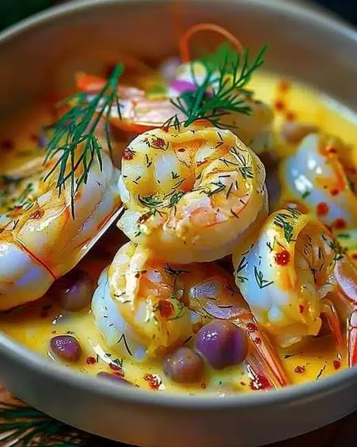 Blanquette de Poissons Exotiques servie dans une assiette élégante.