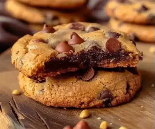 Une assiette de brookies alliant brownies et cookies, gourmands et savoureux.