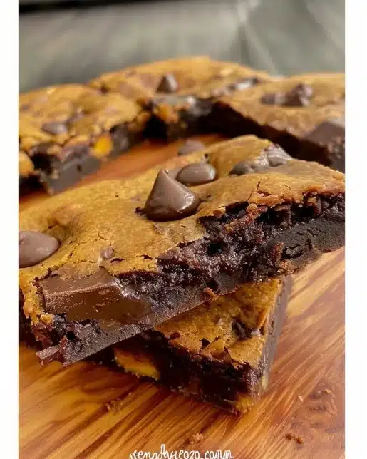 Brookies moelleux et fondants, mélange savoureux de brownie et cookie