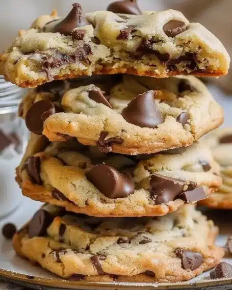 Recette de Cookies Américains fait maison, croustillants et moelleux.