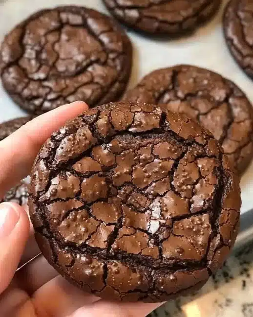Cookies au brownie moelleux et chocolatés, parfaits pour les amateurs de douceurs
