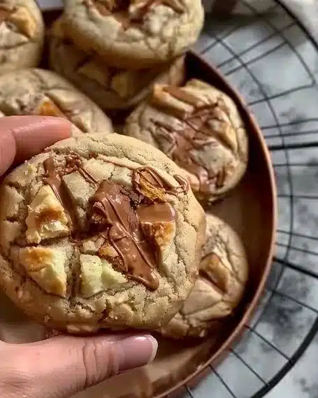 Cookies spéculoos chocolat blanc croustillants et délicieux