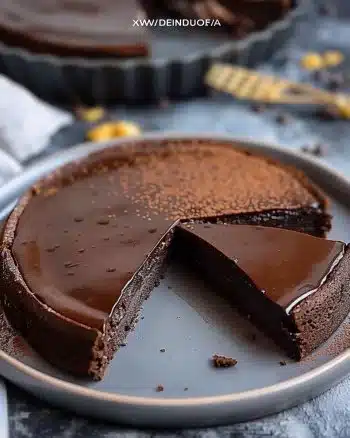 Gâteau Moelleux au Chocolat, fondant et délicieux, prêt à être dégusté