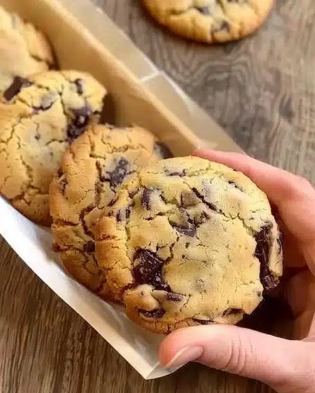 Recette de cookies fourrés délicieux et moelleux posés sur une assiette.