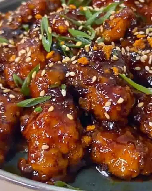 Plat de poulet frit coréen croustillant servi avec des accompagnements