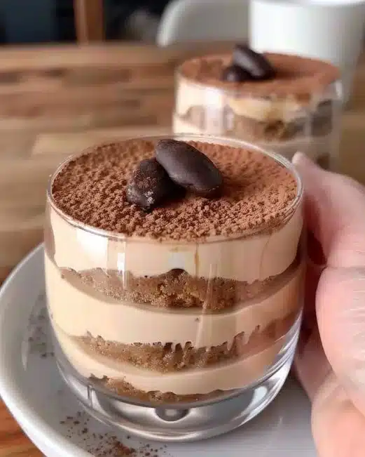 Tiramisu gourmand, un dessert italien crémeux avec café et cacao