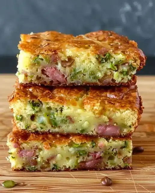 Brownie Salé délicieux et innovant servi dans une assiette élégante.