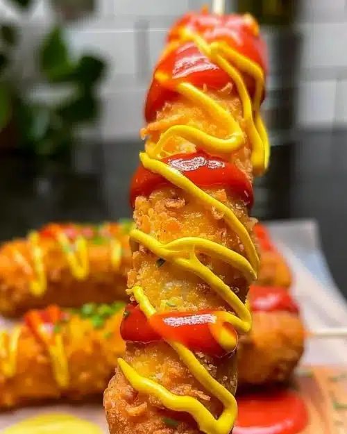 Recette facile de corn dog croustillant à déguster
