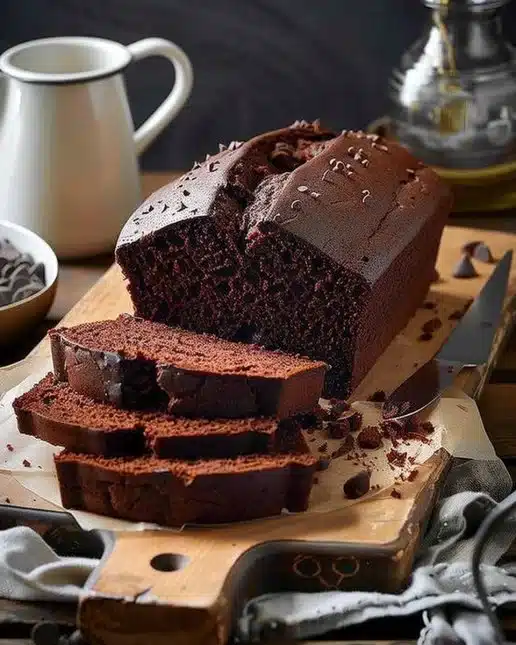 Gâteau de Pain au Chocolat Riche, un dessert chocolaté et savoureux
