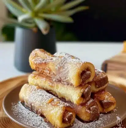 Roulés façon pain perdu, un dessert savoureux et réconfortant