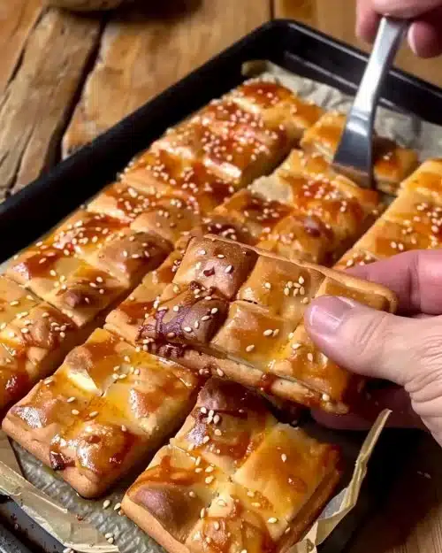 Salés farcis au fromage et au jambon, une délicieuse recette facile à réaliser.