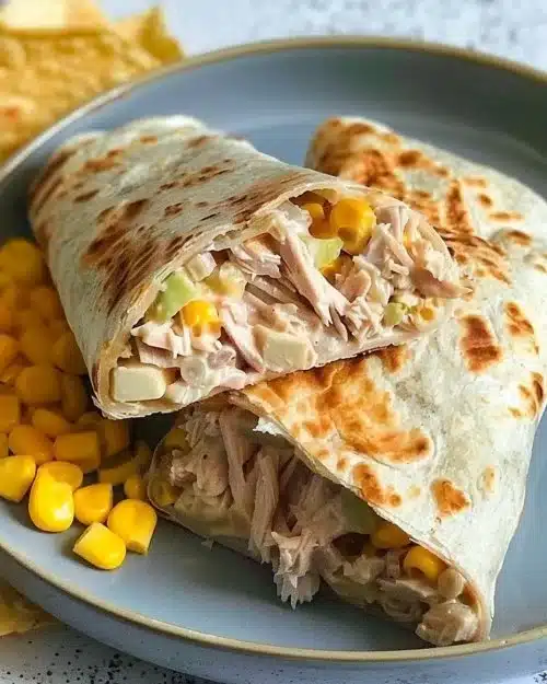 Wrap au Thon Fondant, recette facile et délicieuse pour un repas rapide