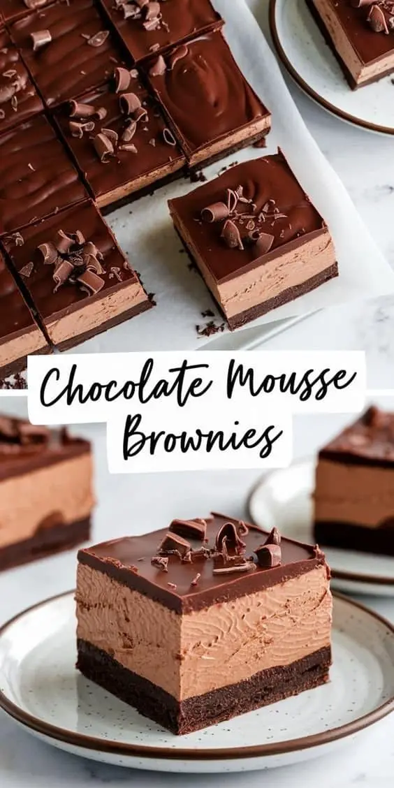 Brownies Mousse au Chocolat