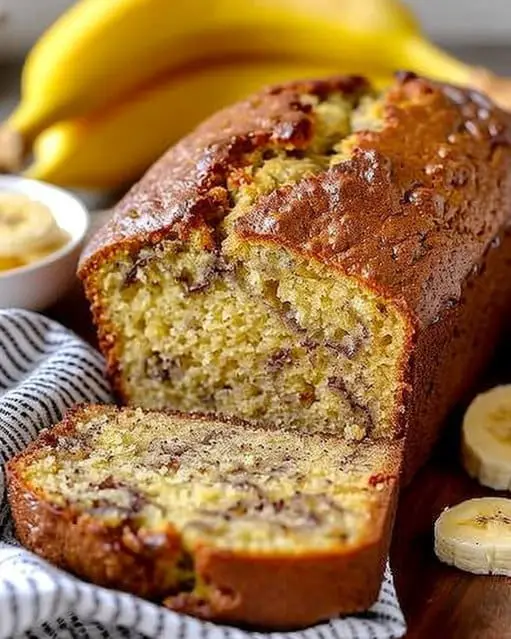 Classic and Soft Banana Bread