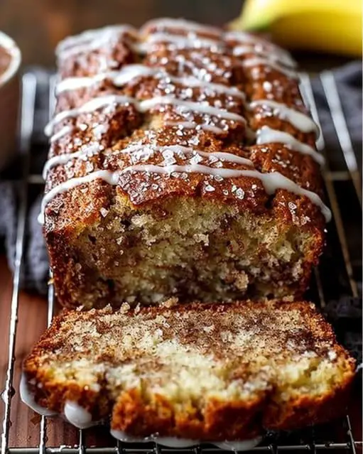 Pain aux bananes à la cannelle