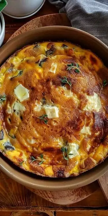 Clafoutis de potimarron au chèvre