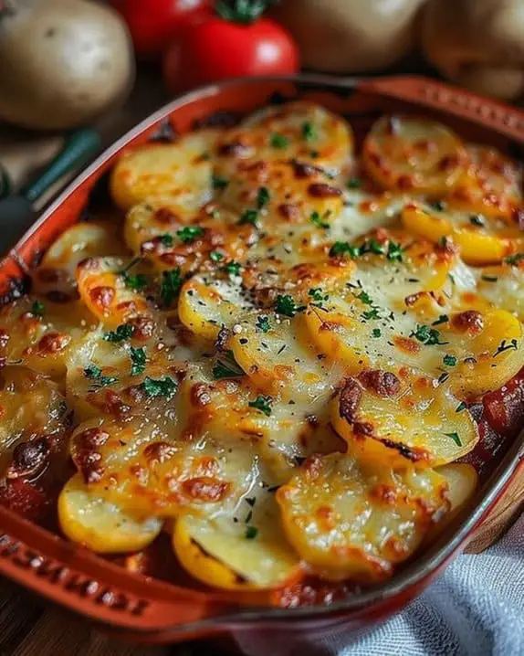 Pommes de terre à la pizzaiola