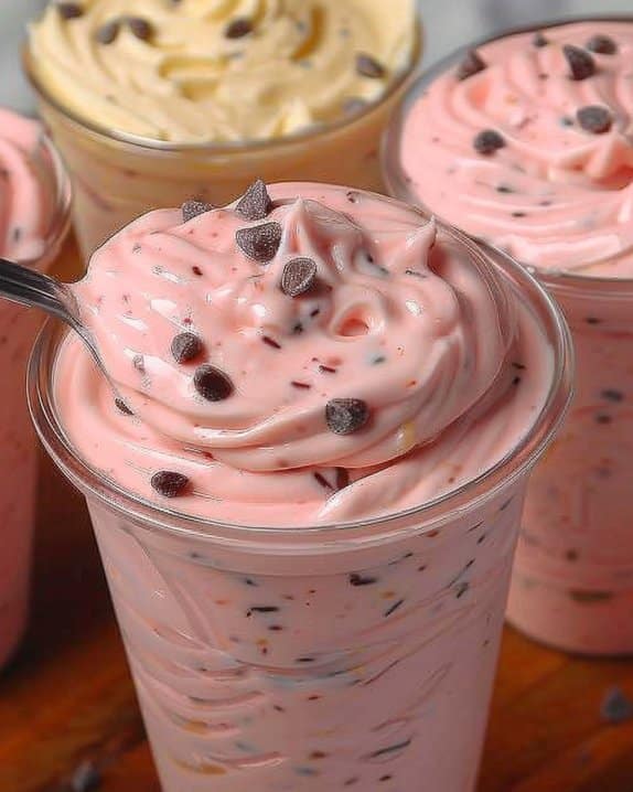 Crème de sobremesa au mixeur