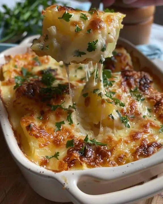 Gratin de pommes de terre à la raclette