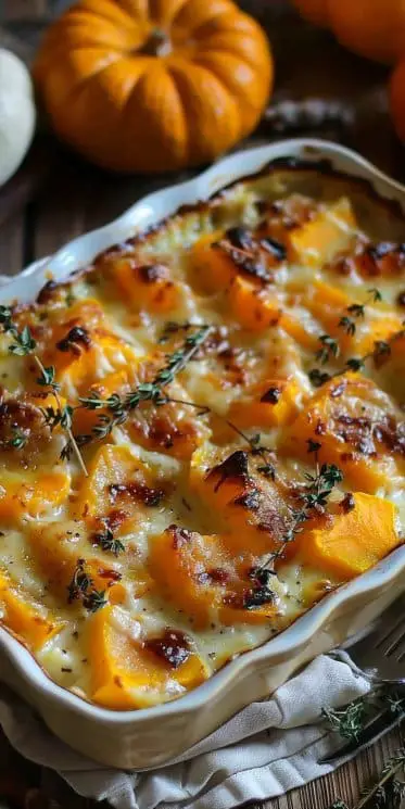 Pumpkin and Comté Gratin