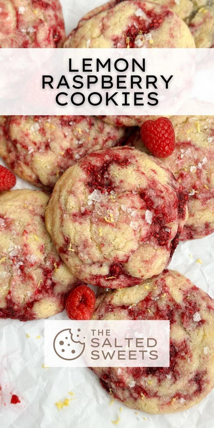 Cookies with Lemon and Raspberries