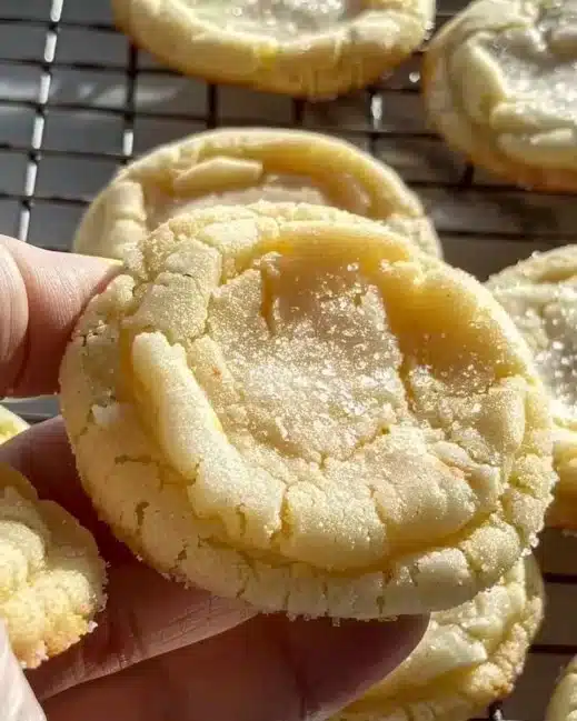 Biscuits au citron moelleux et chewy, savoureux et faciles à préparer